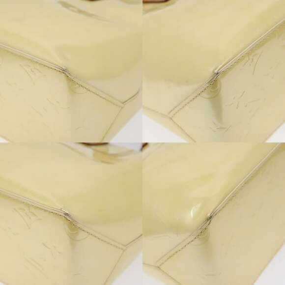 LOUIS VUITTON Monogram Vernis Reade PM Hand Bag Perle M91336 - Picture 10 of 12